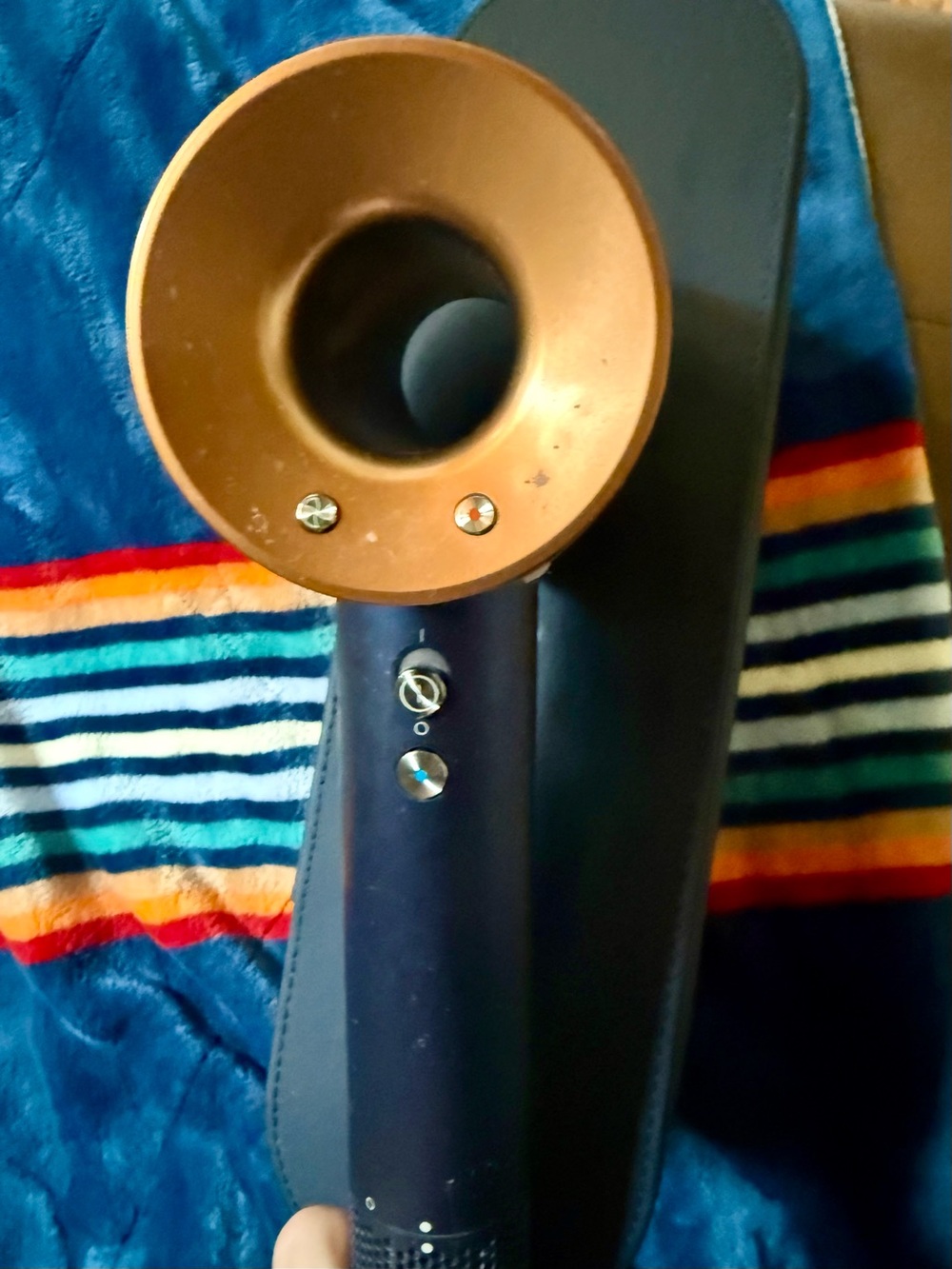 Dyson Supersonic Hair Dryer - Navy and Copper - Picture 4 of 8